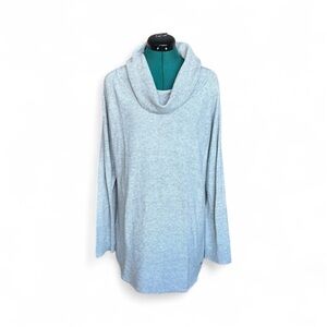 Calvin Klein Gray Cowl Neck Sweater